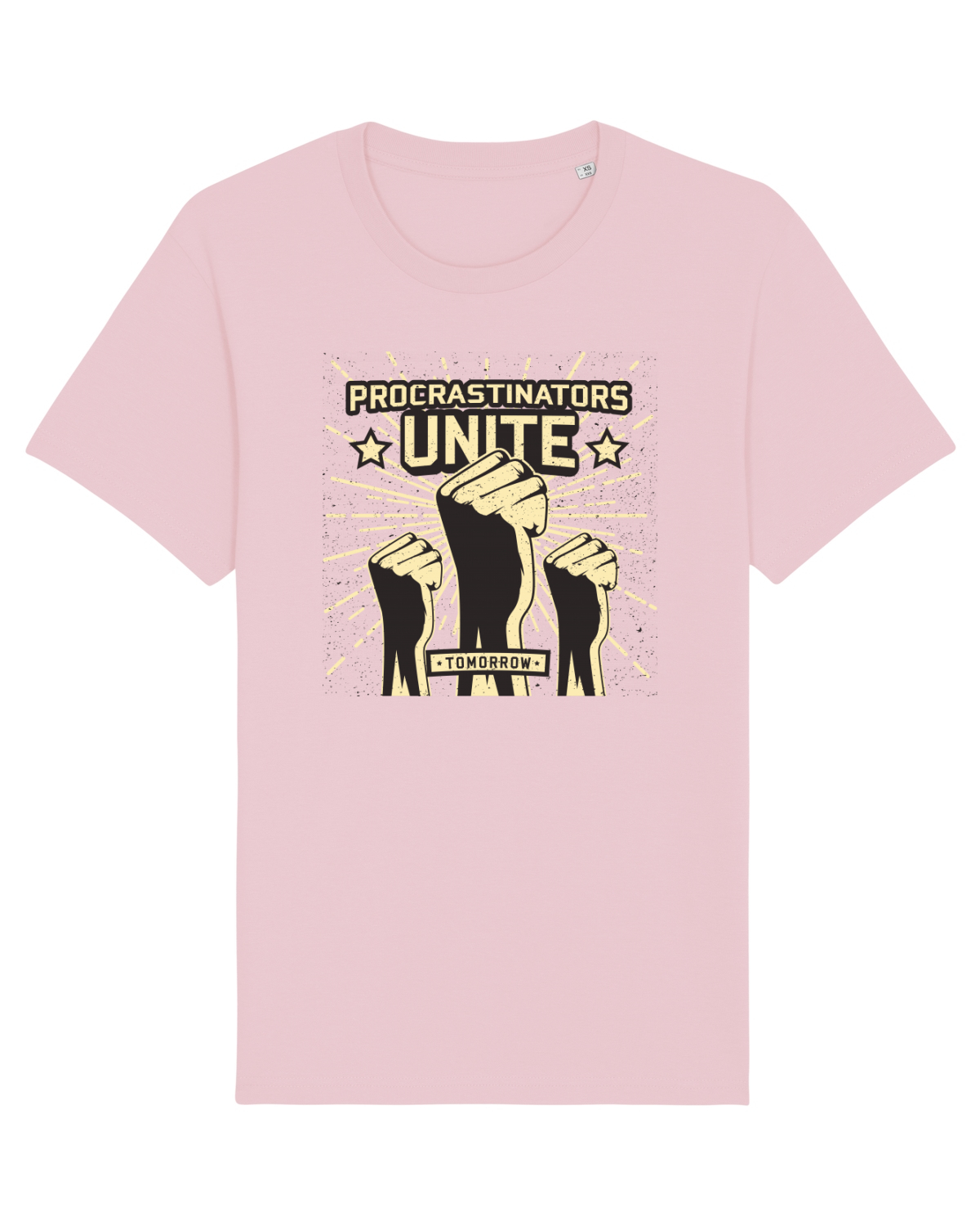 Tricou mânecă scurtă Unisex Rocker Cotton Pink