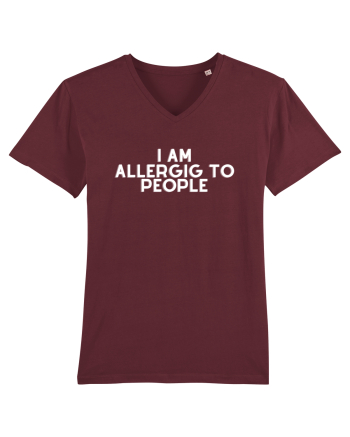 I am allergic to people Burgundy