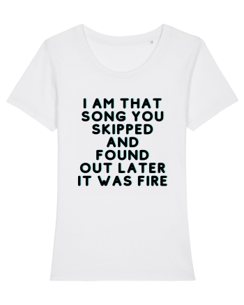 I am that song... White