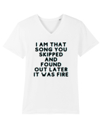 I am that song... Tricou mânecă scurtă guler V Bărbat Presenter