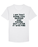 I am that song... Tricou mânecă scurtă guler larg Bărbat Skater