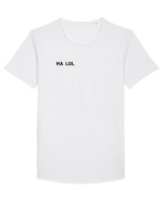 Ha lol Tricou mânecă scurtă guler larg Bărbat Skater