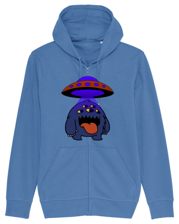 Funny Alien Bright Blue