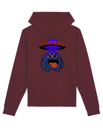 Funny Alien Burgundy