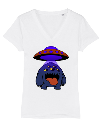 Funny Alien White