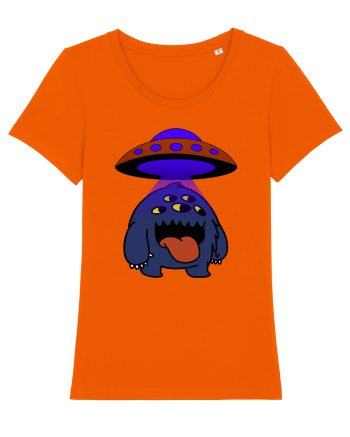 Funny Alien Bright Orange