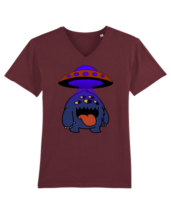 Funny Alien Burgundy