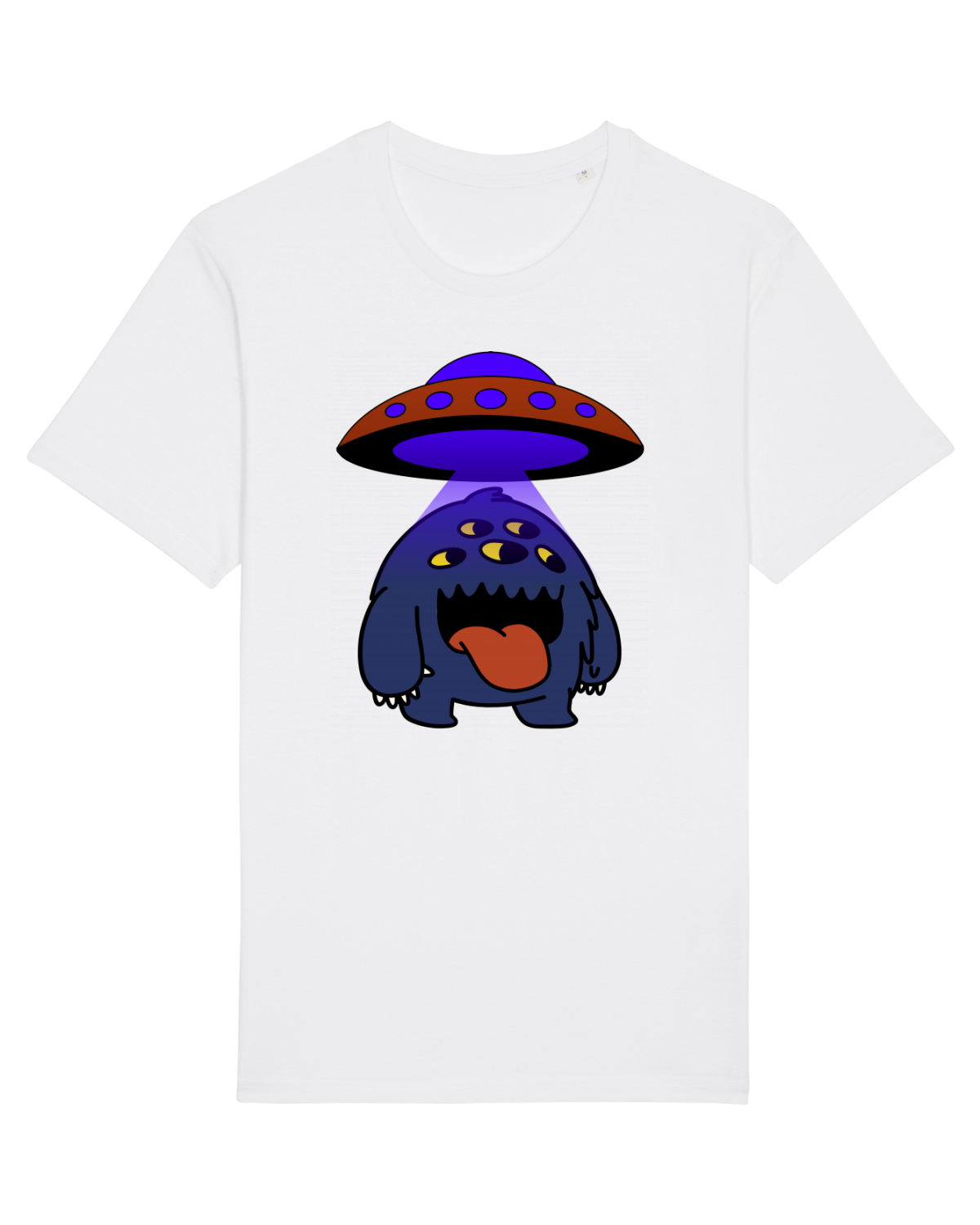 Tricou mânecă scurtă Unisex Rocker White