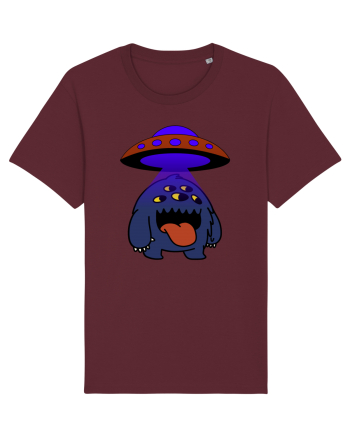 Funny Alien Burgundy