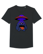 Funny Alien Tricou mânecă scurtă guler larg Bărbat Skater