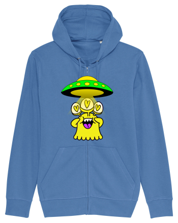 Funny Alien Bright Blue