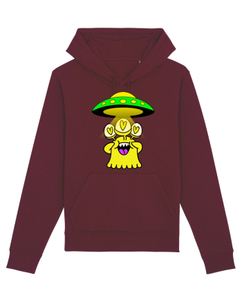 Funny Alien Burgundy
