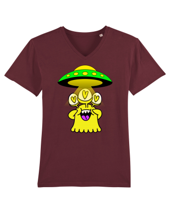 Funny Alien Burgundy