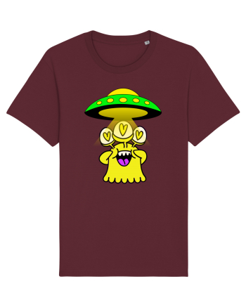 Funny Alien Burgundy