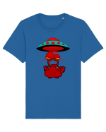 Funny Alien Tricou mânecă scurtă Unisex Rocker