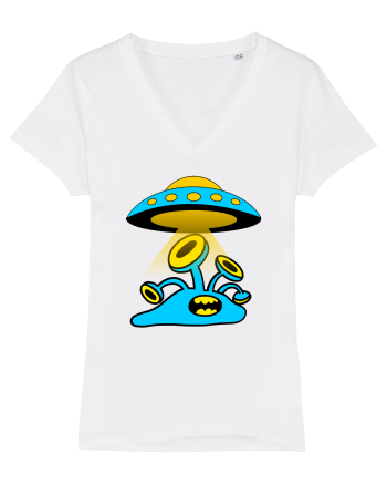 Funny Alien White