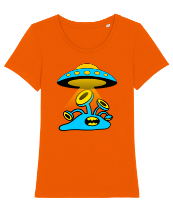 Funny Alien Bright Orange