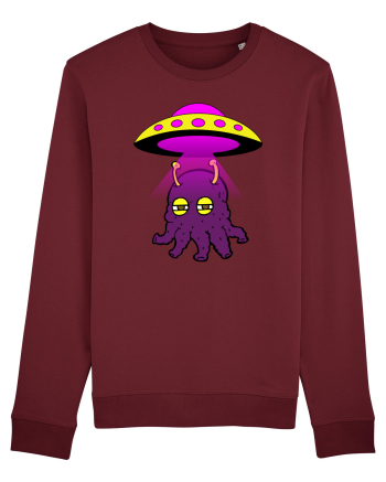 Funny Alien Burgundy