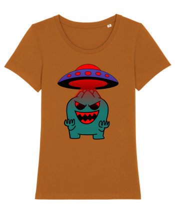 Funny Alien Roasted Orange