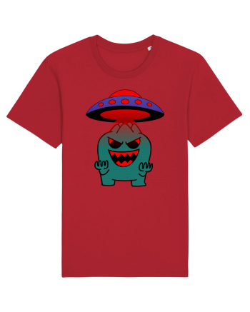 Funny Alien Red