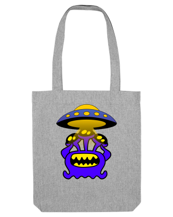 Funny Alien Heather Grey
