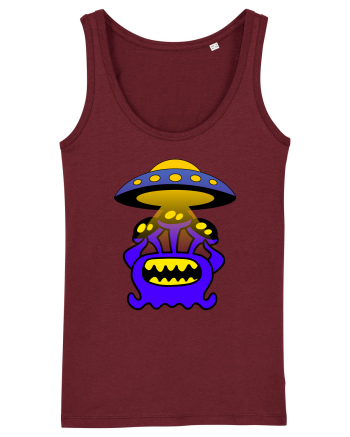 Funny Alien Burgundy