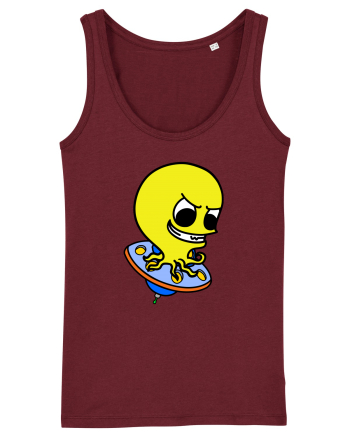 Funny Alien Burgundy
