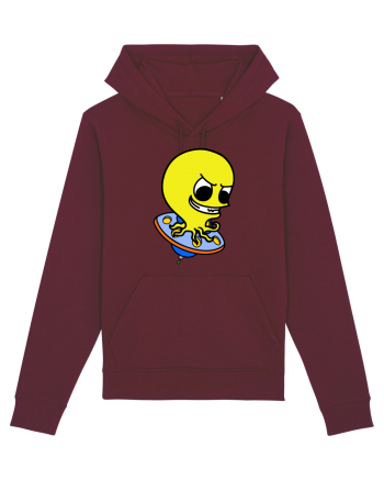Funny Alien Burgundy