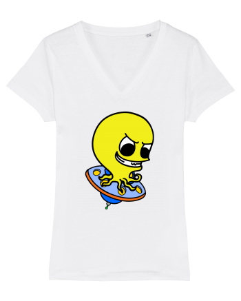 Funny Alien White