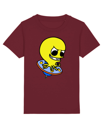 Funny Alien Burgundy