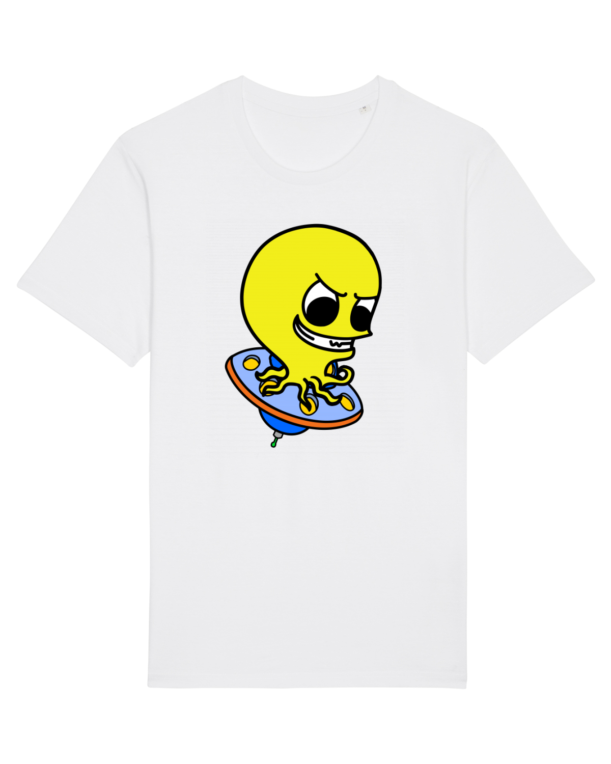 Tricou mânecă scurtă Unisex Rocker White