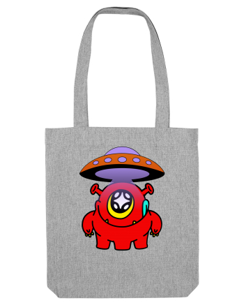 Funny Alien Heather Grey