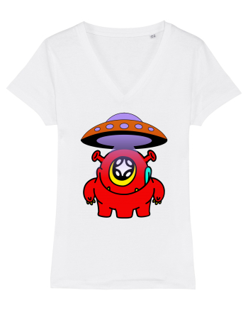 Funny Alien White