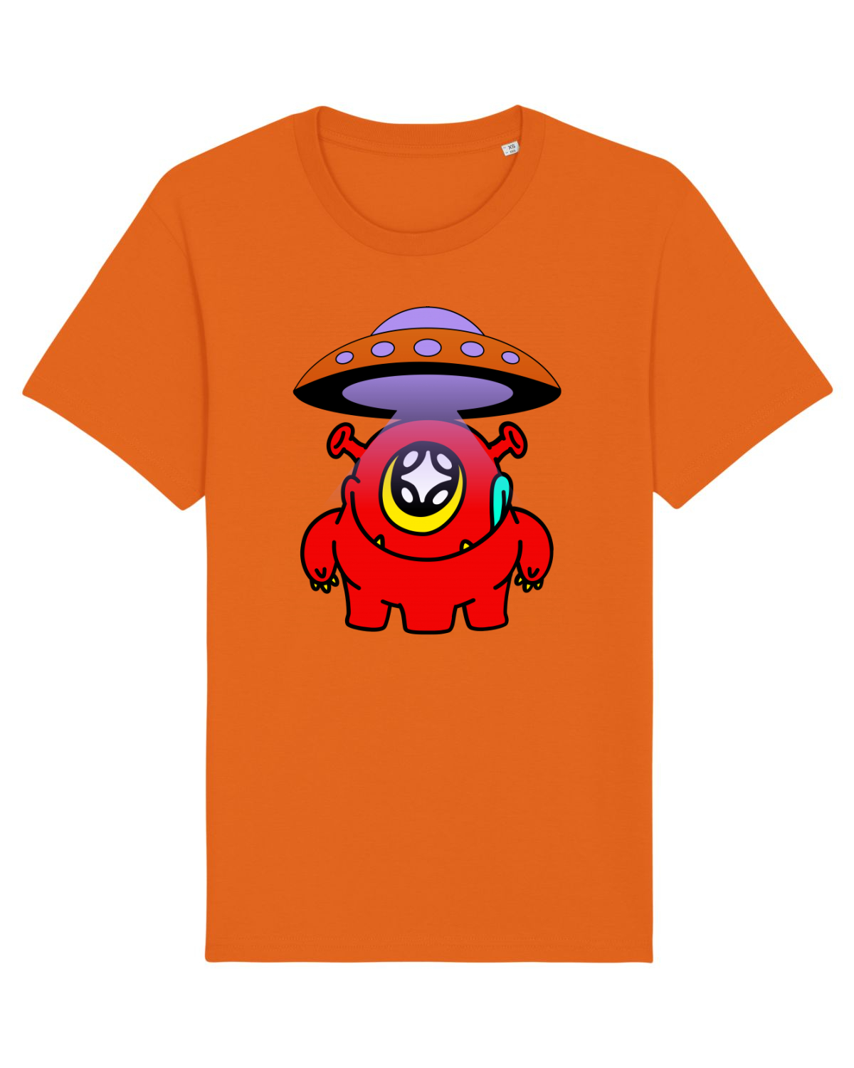 Tricou mânecă scurtă Unisex Rocker Bright Orange