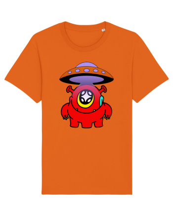 Funny Alien Bright Orange