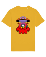 Funny Alien Tricou mânecă scurtă Unisex Rocker