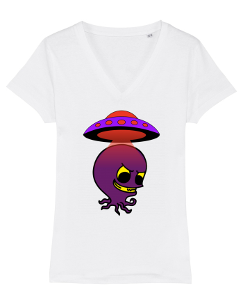 Funny Alien White