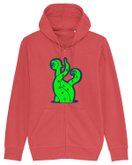 Funny Alien Hanorac cu fermoar Unisex Connector