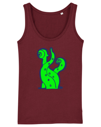 Funny Alien Burgundy