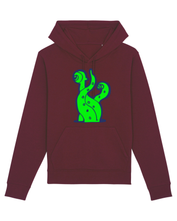 Funny Alien Burgundy