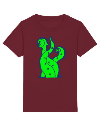 Funny Alien Burgundy