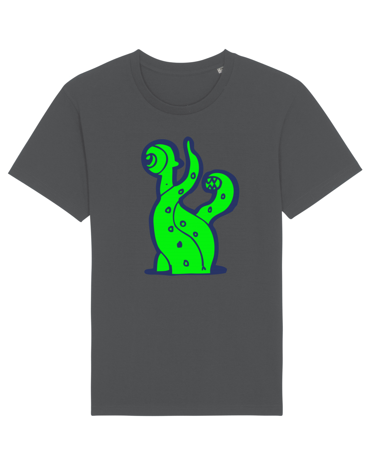Tricou mânecă scurtă Unisex Rocker Anthracite