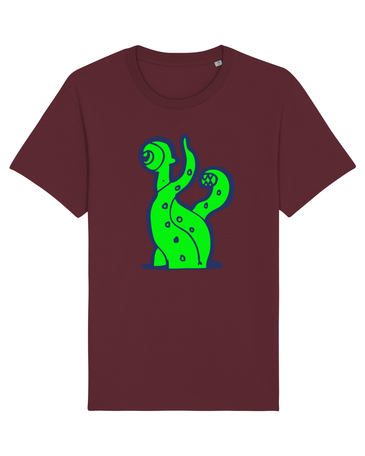 Tricou mânecă scurtă Unisex Rocker Burgundy
