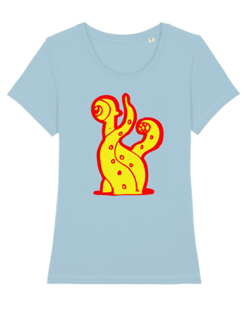 Funny Alien Sky Blue