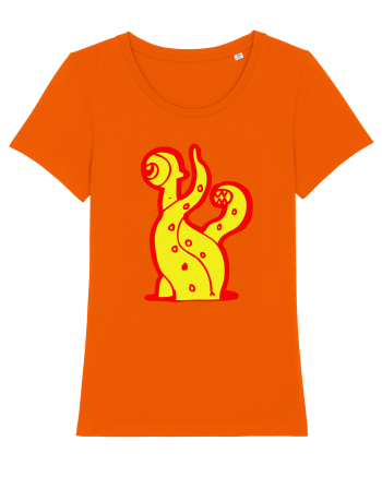 Funny Alien Bright Orange