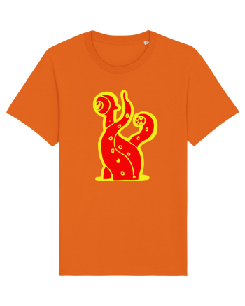 Funny Alien Bright Orange