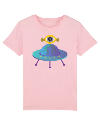 Alien And UFO Cotton Pink