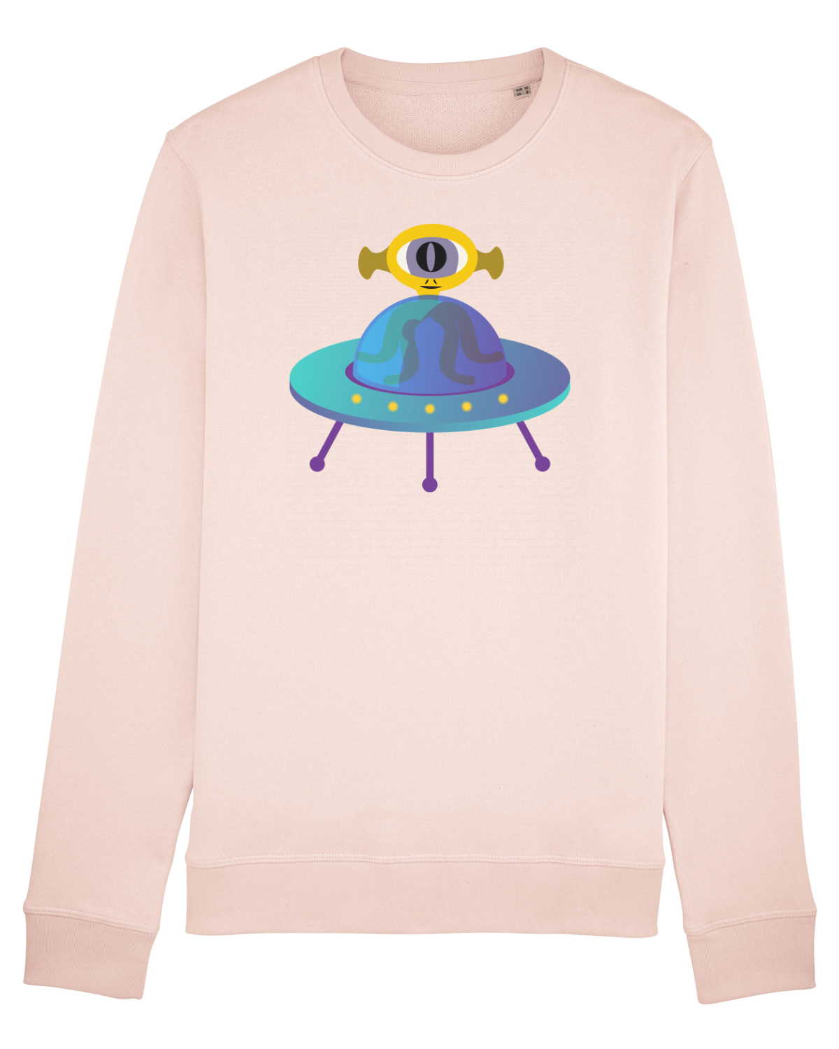 Bluză mânecă lungă Unisex Rise Candy Pink