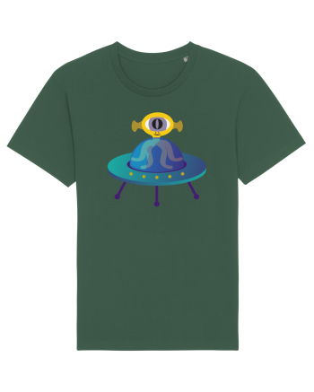 Alien And UFO Bottle Green