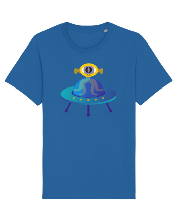Alien And UFO Royal Blue